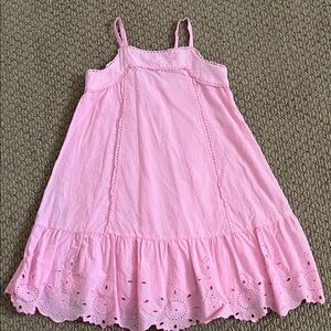 Cotton On Pink Eyelet Spaghetti Strap Sundress